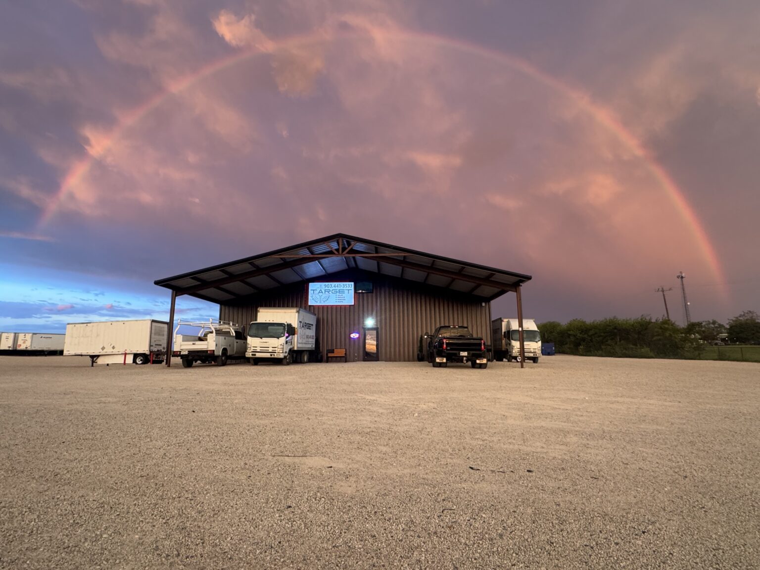 Target Trailer Repair facility in Quinlan, TX